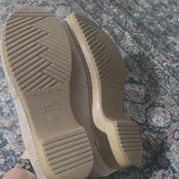 Dansko Sparkling Beige Ankle Booties - Picture 4 of 4